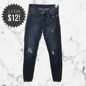 Judy Blue Distressed Relaxed Fit Jeans Dark Wash